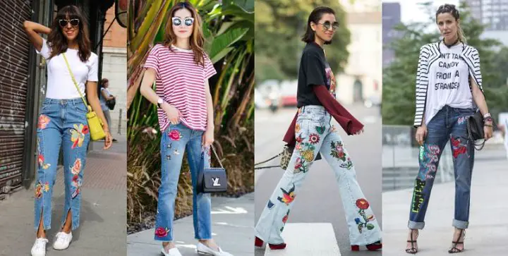 quần jean vs áo phông