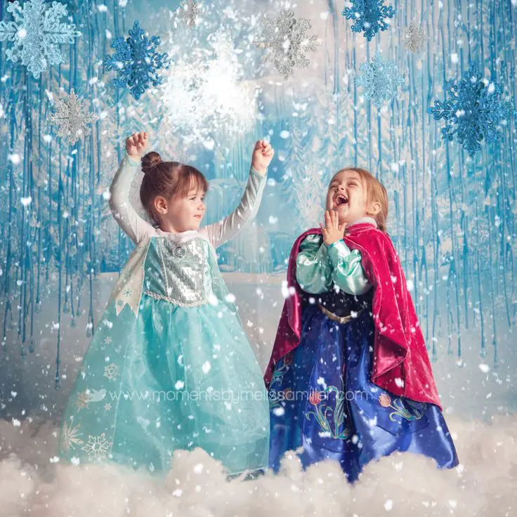 Váy công chúa Elsa cho bé gái