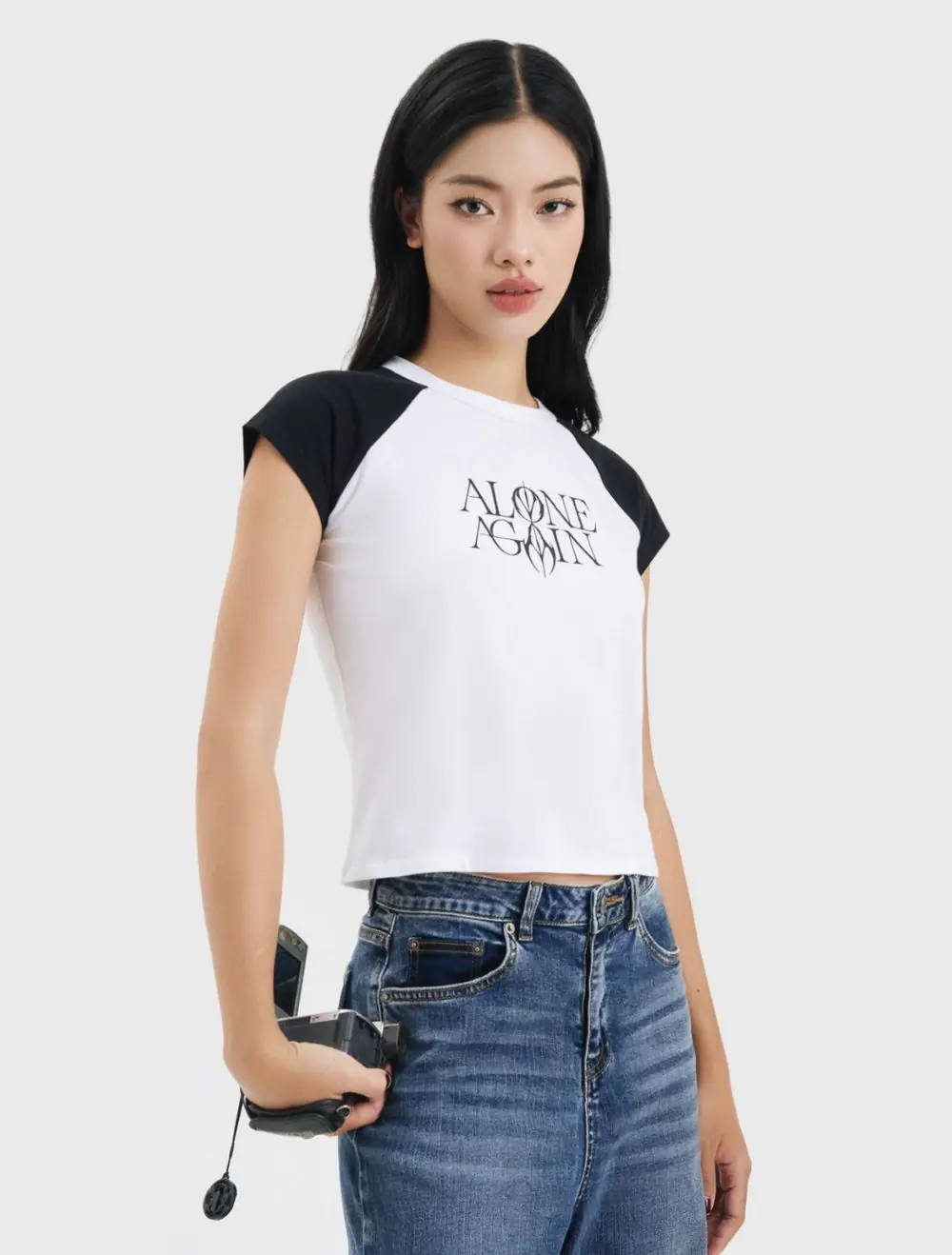 áo phông nữ tay ngắn croptop