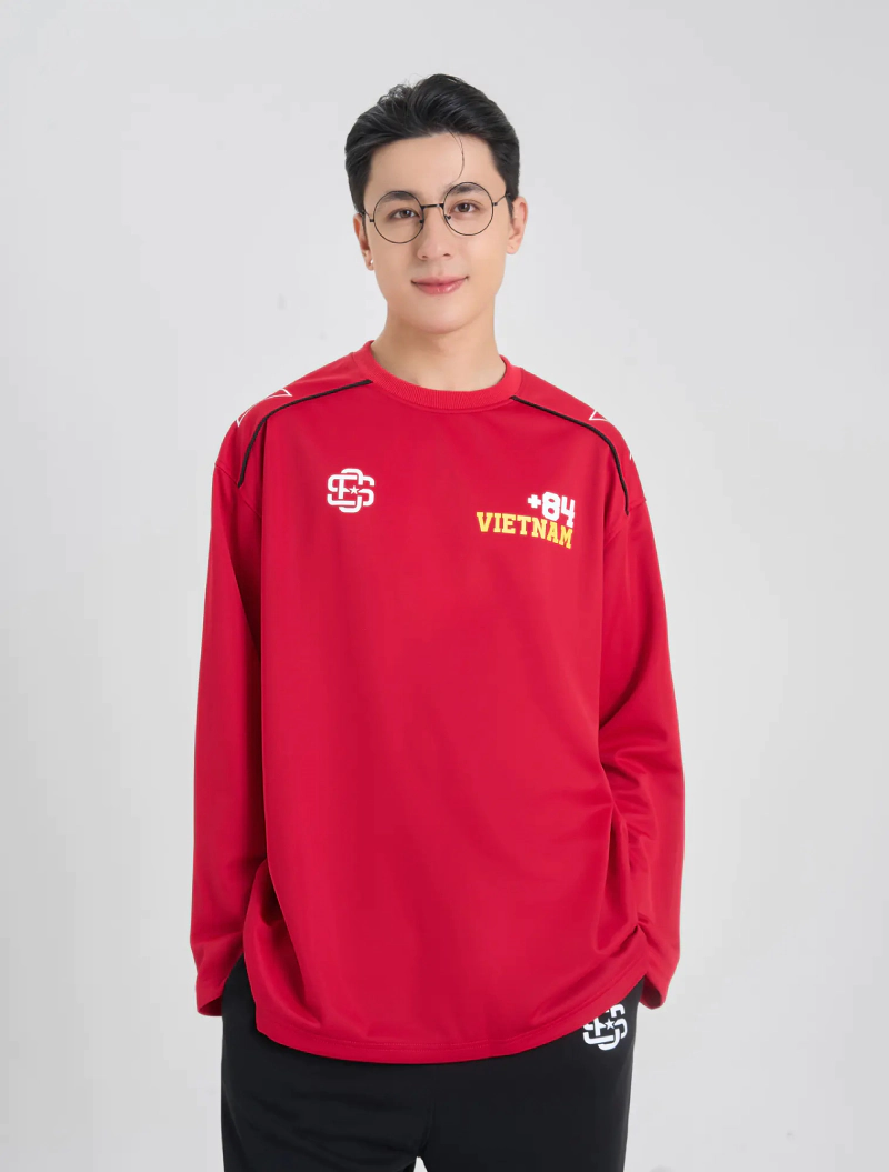 áo phông dài tay nam form rộng