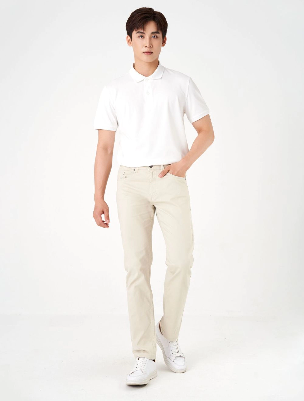 áo phông polo nam quần kaki