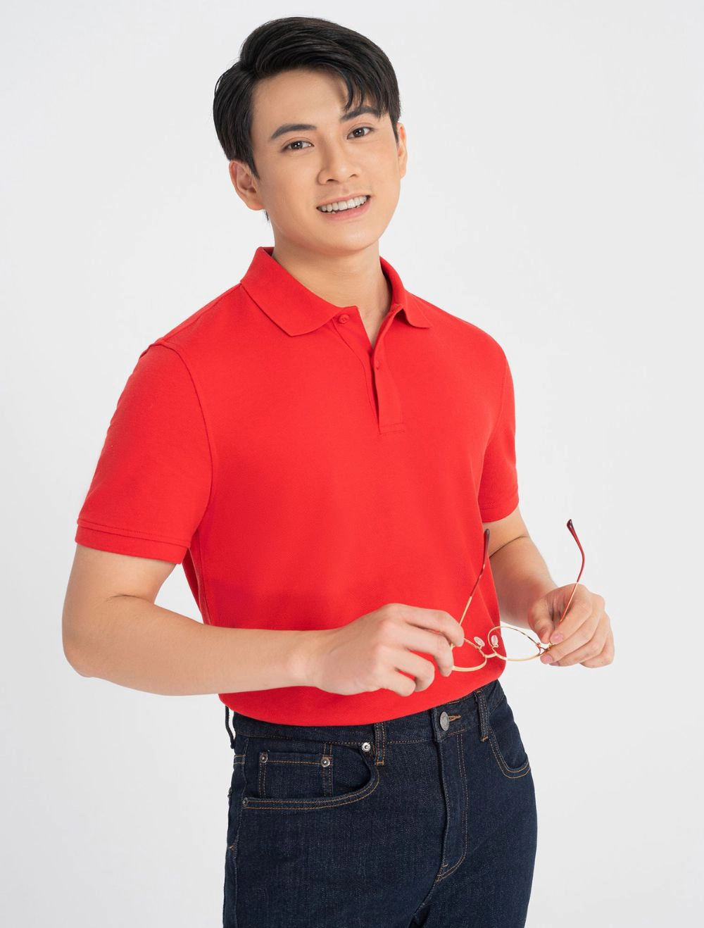 áo phông polo nam slim fit