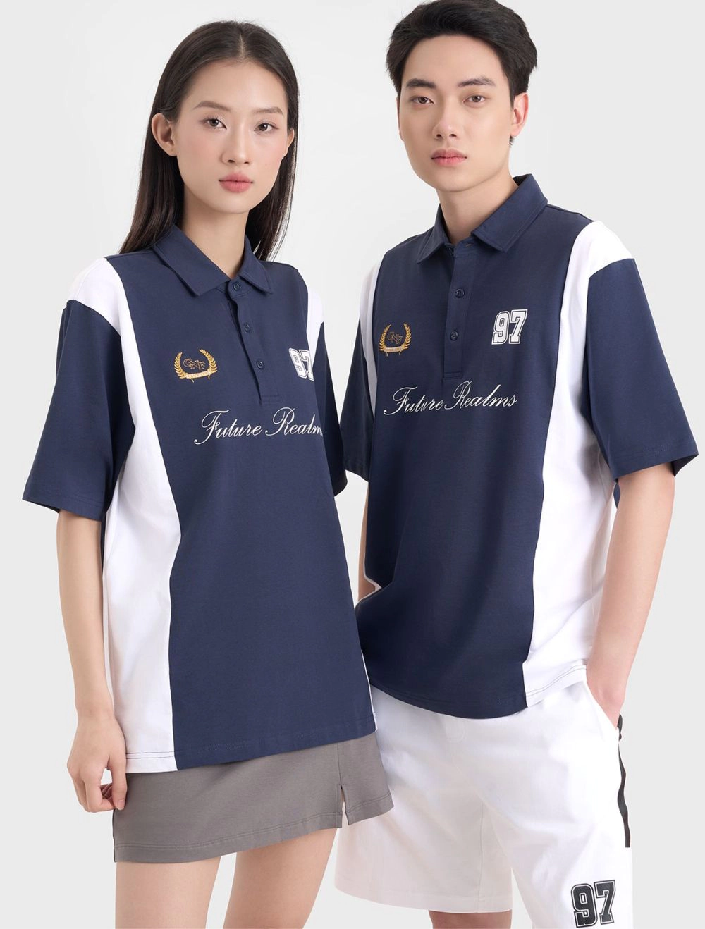 áo polo đôi nam nữ