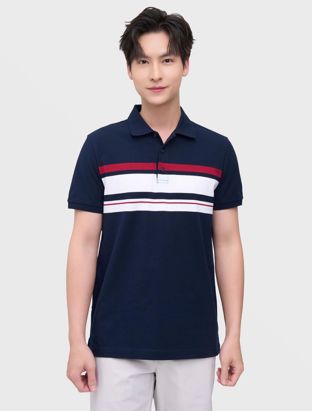 áo polo nam phối màu