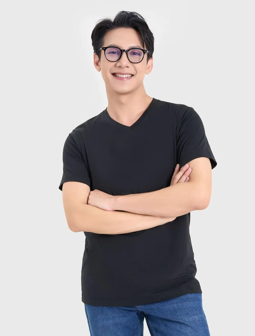 áo thun nam tay ngắn cổ tim