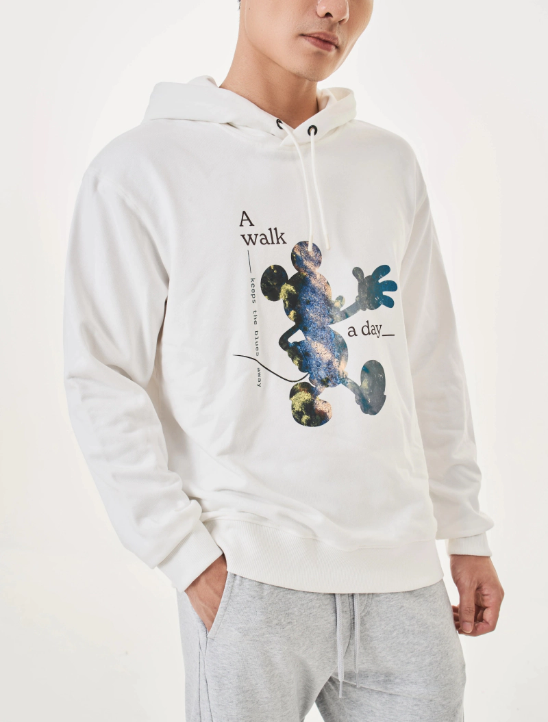 hoodie nam in hình mickey