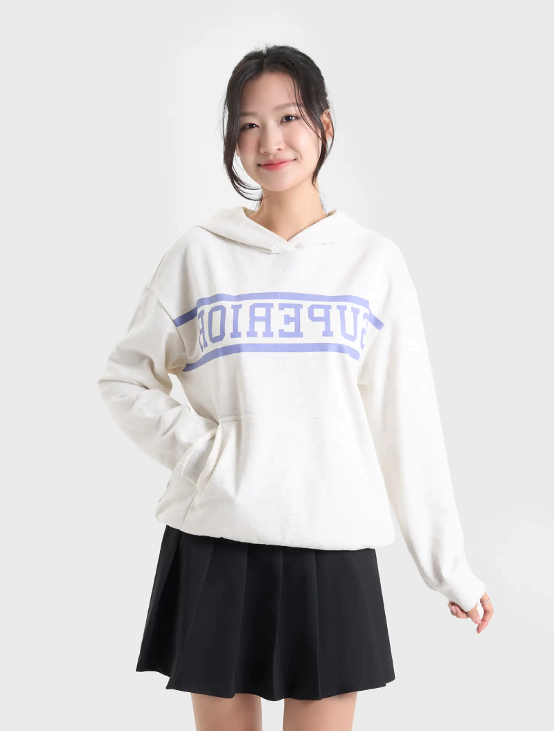 hoodie nữ in chữ logo