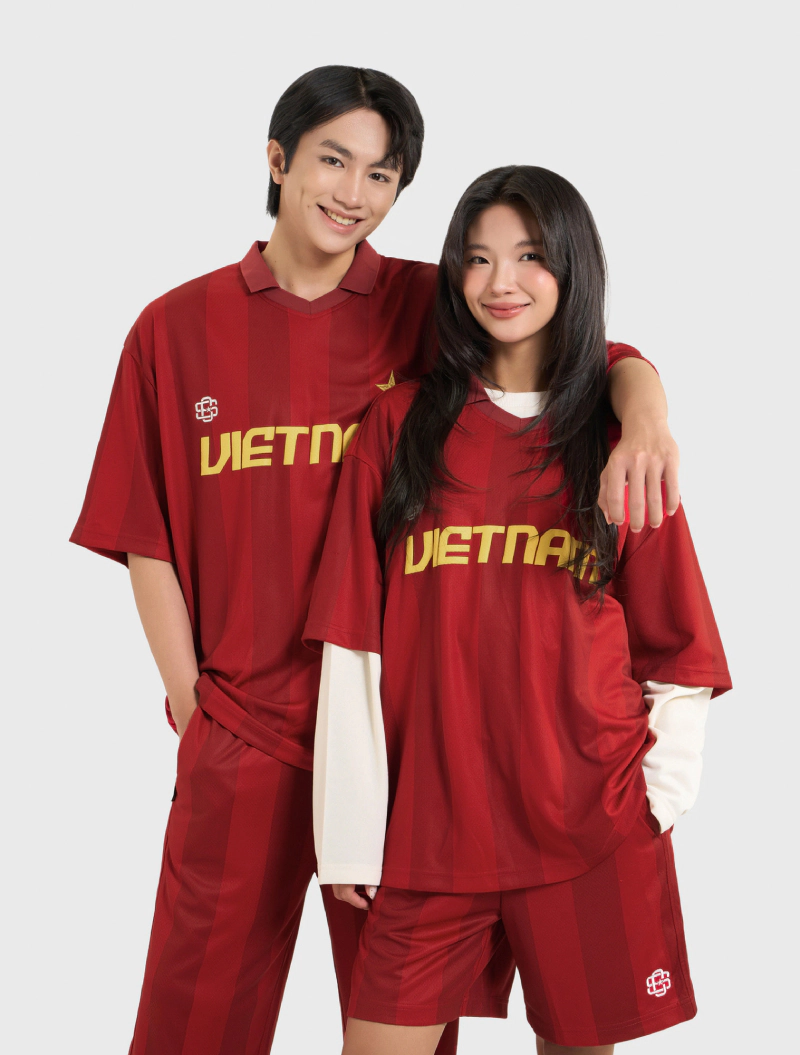 Áo polo đôi nam nữ Canifa
