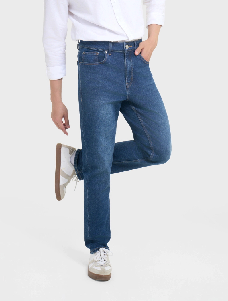 quần jean nam ống đứng