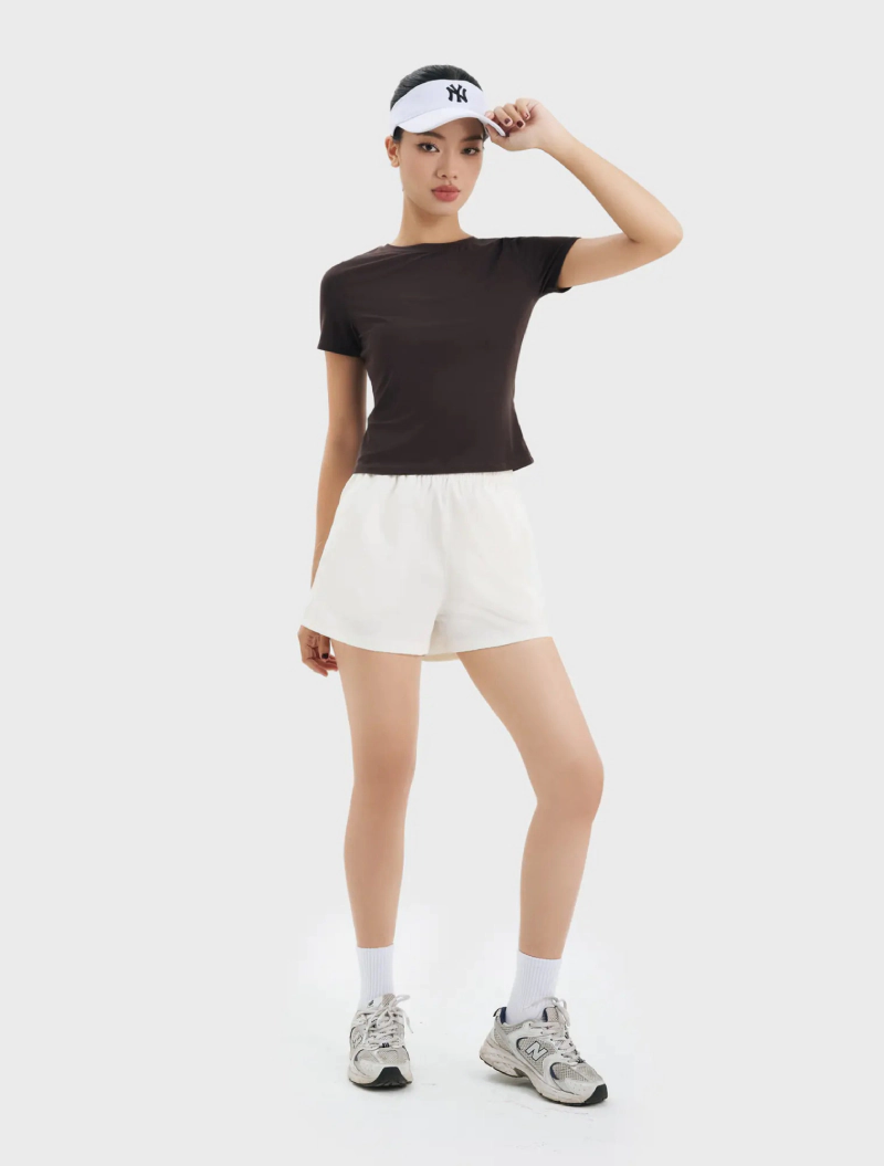quần short nữ cạp chun