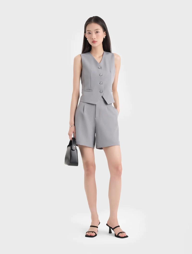 quần short vải nữ