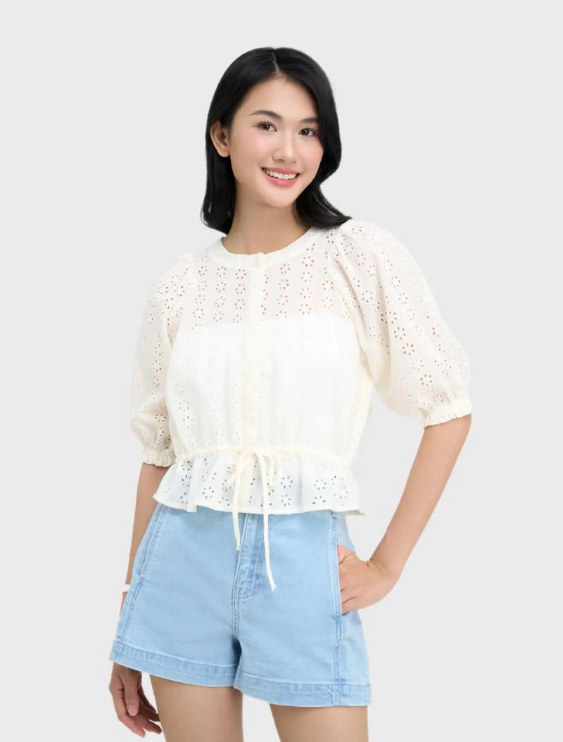 sơ mi nữ tay bồng